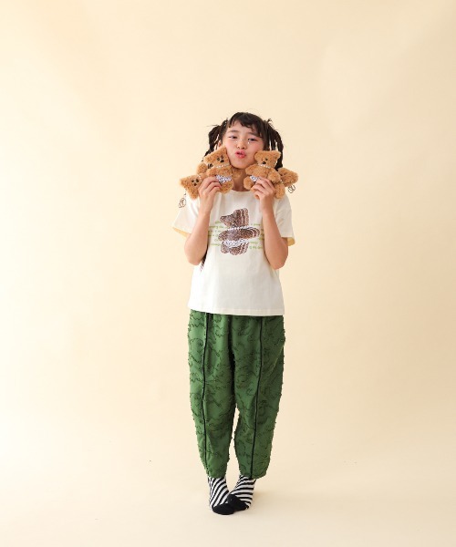 unica(ユニカ)の「ビートベアーphotoT(Tシャツ/カットソー・キッズ・オフホワイト/ライトパープル・S/M/L/XL)」の5枚目の写真