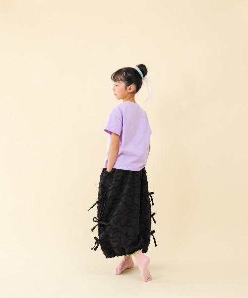 unica(ユニカ)の「ビートベアーphotoT(Tシャツ/カットソー・キッズ・オフホワイト/ライトパープル・S/M/L/XL)」の9枚目の写真