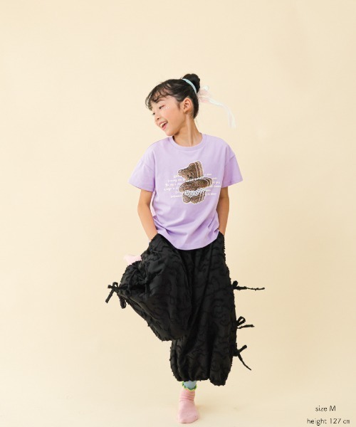 unica(ユニカ)の「ビートベアーphotoT(Tシャツ/カットソー・キッズ・オフホワイト/ライトパープル・S/M/L/XL)」の12枚目の写真