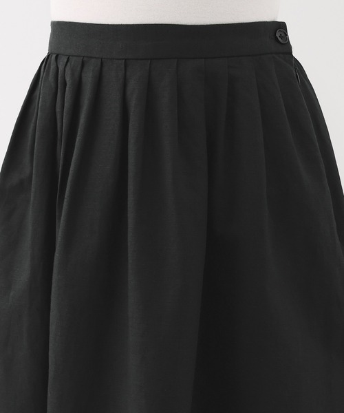 無印良品（ムジルシリョウヒン）の「婦人　ヘンプ　コットンイージーロングスカート（スカート・レディース・イエロー/ブラック/グレー系・XL/L/M/S）」の22枚目の写真