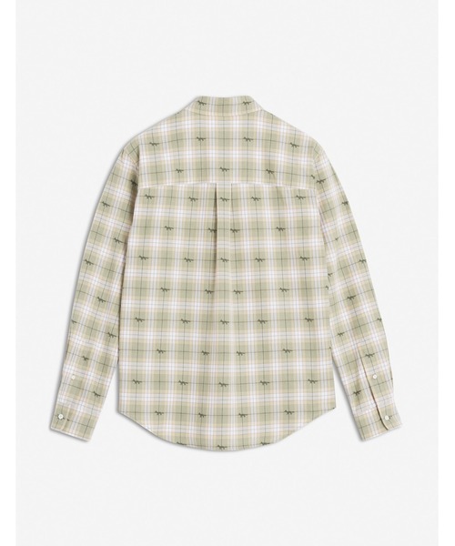 Maison Kitsune(メゾンキツネ)の「DOUBLE POCKET SKATE SHIRT(シャツ/ブラウス・メンズ・グリーン系その他/ブルー系その他・L/M/S/XL/XS)」の3枚目の写真
