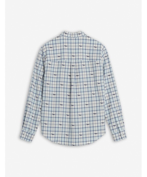 Maison Kitsune(メゾンキツネ)の「DOUBLE POCKET SKATE SHIRT(シャツ/ブラウス・メンズ・グリーン系その他/ブルー系その他・L/M/S/XL/XS)」の10枚目の写真