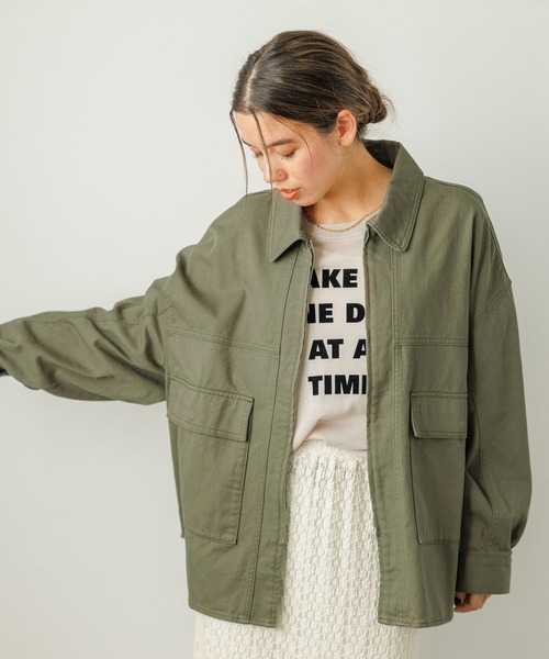 BAYFLOW（ベイフロー）の「[程よい透け感]シアーニットロゴロングスリーブプルオーバー（ニット/セーター・レディース・オフホワイト/シルバーグレー/ネイビー・FREE）」の22枚目の写真