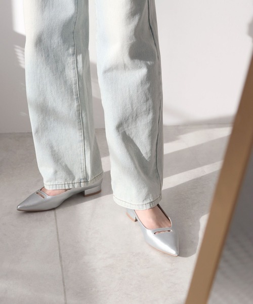 Futier land（フューティアランド）の「踵もちもちフィットフロントカットアウトパンプス（パンプス・レディース・アイボリー/ブラック/シルバー・36/37/38/39/40）」の16枚目の写真