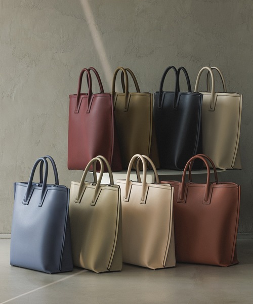 E'POR（エポール）の「【E'POR】Ree BAG Large【通勤】【A4対応】（トートバッグ・レディース・チャコールグレー/ブルー/キナリ/ベージュ/ネイビー/ラベンダー/ライトグレー/モスグリーン/オフホワイト/ピンク系その他2/ベージュ系その他2/ベージュ系その他/ワイン/ブルー系その他4/カーキ/ブラック・FREE）」の20枚目の写真