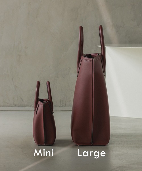 E'POR（エポール）の「【E'POR】Ree BAG Large【通勤】【A4対応】（トートバッグ・レディース・チャコールグレー/ブルー/キナリ/ベージュ/ネイビー/ラベンダー/ライトグレー/モスグリーン/オフホワイト/ピンク系その他2/ベージュ系その他2/ベージュ系その他/ワイン/ブルー系その他4/カーキ/ブラック・FREE）」の21枚目の写真