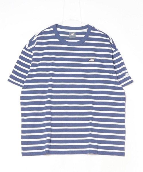 tシャツ 「アルペン限定」ニューバランス New Balance THE CITY シューパッチボーダーTシャツ レディース セール】【アルペン限定】ニューバランス New Balance THE CITY
