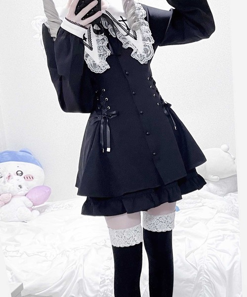 ✨️DOUBLE CROSS様 特注セット✨️ スピンドル付きクロス刺繍セットアップ 2点SET（セットアップ