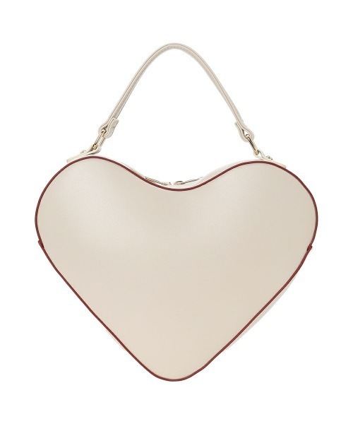 F i.n.t(フィント)の「ハートバッグ/fint フィント(ハンドバッグ・レディース・アイボリー/ブラック・FREE)」の9枚目の写真