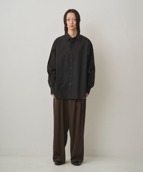 Juha（ユハ）の「AIR LAWN L/S SHIRT（シャツ/ブラウス・メンズ・ブラック/グレイッシュベージュ/ホワイト・3/4）」の8枚目の写真