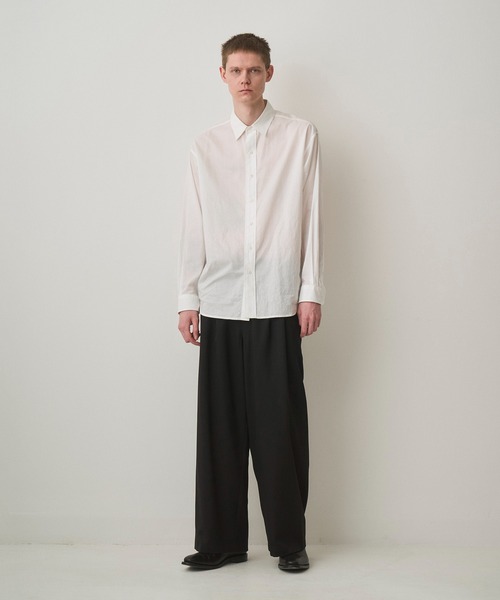 Juha（ユハ）の「AIR LAWN L/S SHIRT（シャツ/ブラウス・メンズ・ブラック/グレイッシュベージュ/ホワイト・3/4）」の14枚目の写真