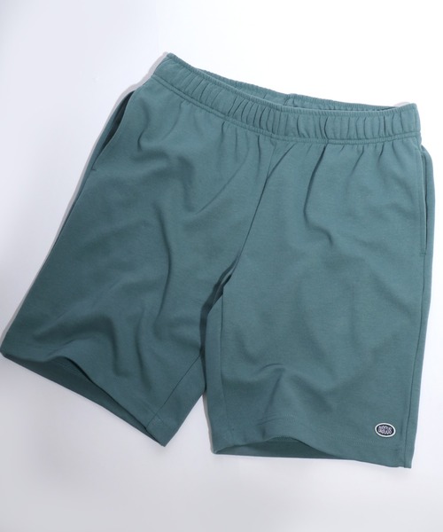 DISCUS（ディスカス）の「DISCUS/ディスカス COOLMAX 吸水速乾 ワンポイントロゴ刺繍 スウェットショートパンツ ハーフパンツ（その他パンツ・メンズ・スミクロ/ベージュ/ブラック/ブルーグリーン/サックスブルー/アッシュグレー・M/L/LL）」の6枚目の写真