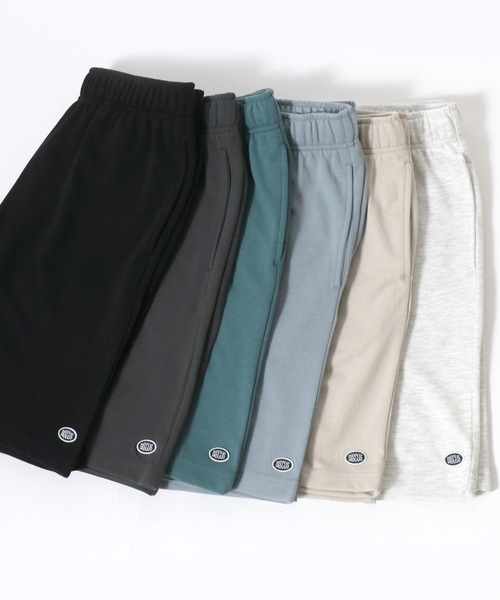 DISCUS（ディスカス）の「DISCUS/ディスカス COOLMAX 吸水速乾 ワンポイントロゴ刺繍 スウェットショートパンツ ハーフパンツ（その他パンツ・メンズ・スミクロ/ベージュ/ブラック/ブルーグリーン/サックスブルー/アッシュグレー・M/L/LL）」の14枚目の写真