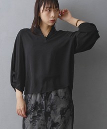 NICOLE white | スキッパーパフブラウス(シャツ/ブラウス)