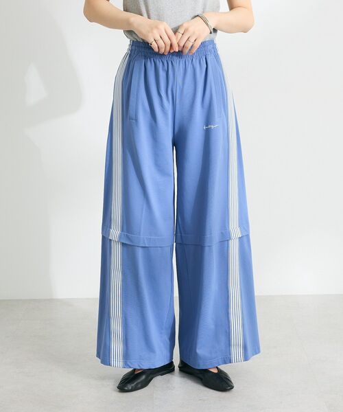 CRAFT STANDARD BOUTIQUE（クラフトスタンダードブティック）の「速乾/UVカット/イージーケア トラックパンツ（その他パンツ・レディース・ブルー/アイボリー/ラベンダー/チャコールグレー/ブラック/ブルーグレー・L/M/S）」の5枚目の写真