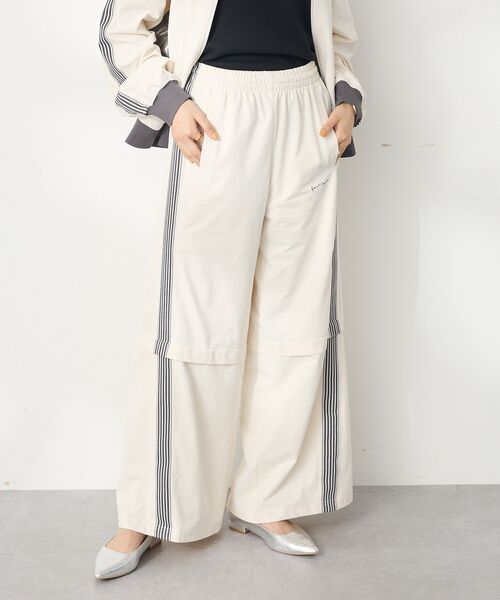 CRAFT STANDARD BOUTIQUE（クラフトスタンダードブティック）の「速乾/UVカット/イージーケア トラックパンツ（その他パンツ・レディース・ブルー/アイボリー/ラベンダー/チャコールグレー/ブラック/ブルーグレー・L/M/S）」の16枚目の写真