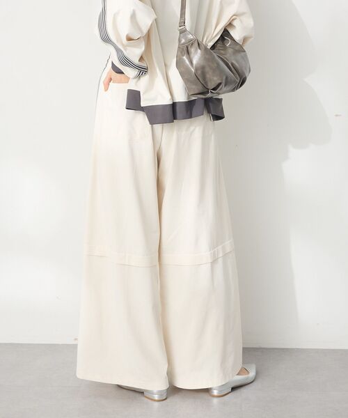 CRAFT STANDARD BOUTIQUE（クラフトスタンダードブティック）の「速乾/UVカット/イージーケア トラックパンツ（その他パンツ・レディース・ブルー/アイボリー/ラベンダー/チャコールグレー/ブラック/ブルーグレー・L/M/S）」の18枚目の写真