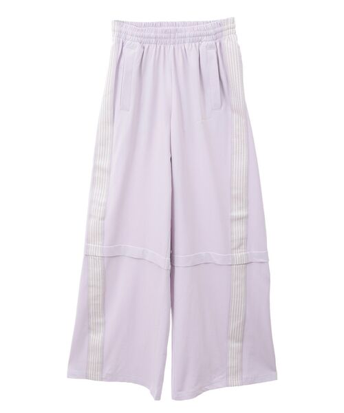 CRAFT STANDARD BOUTIQUE（クラフトスタンダードブティック）の「速乾/UVカット/イージーケア トラックパンツ（その他パンツ・レディース・ブルー/アイボリー/ラベンダー/チャコールグレー/ブラック/ブルーグレー・L/M/S）」の7枚目の写真