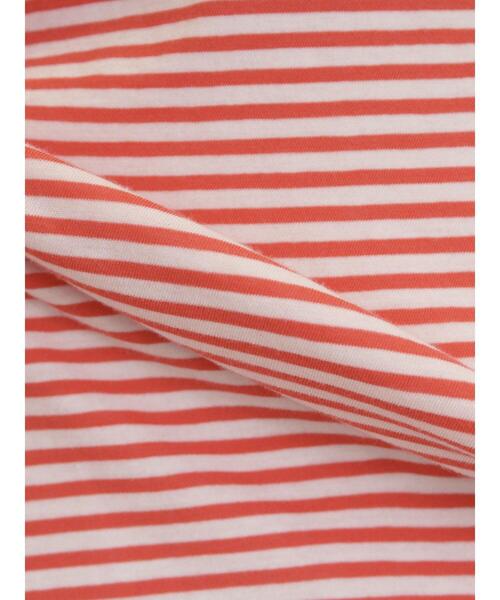 Samansa Mos2（サマンサ モスモス）の「袖切替シアーボーダーTシャツ（Tシャツ/カットソー・レディース・オレンジ/ブルー/グレー/ブラック・F）」の15枚目の写真