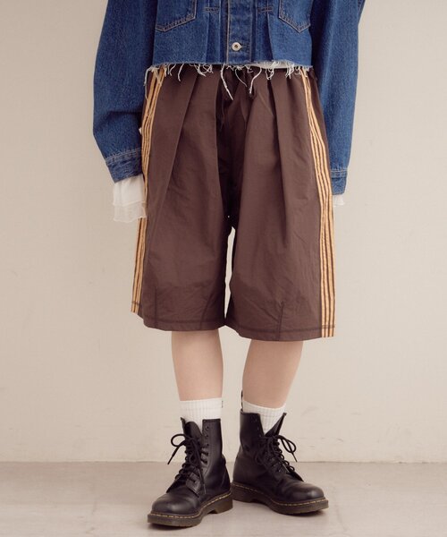 etsinta（エシンタ）の「【etsinta／エシンタ】リメイクジャージーハーフパンツ（その他パンツ・レディース・レッド/ブラウン/ブラック・ONE SIZE）」の9枚目の写真