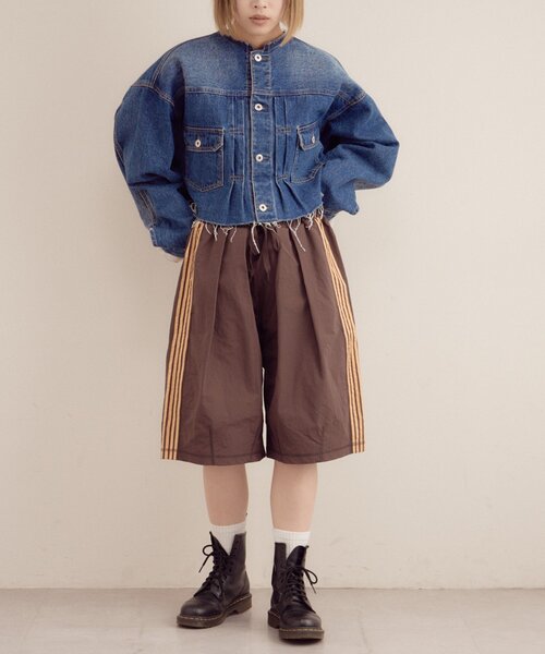 etsinta（エシンタ）の「【etsinta／エシンタ】リメイクジャージーハーフパンツ（その他パンツ・レディース・レッド/ブラウン/ブラック・ONE SIZE）」の13枚目の写真