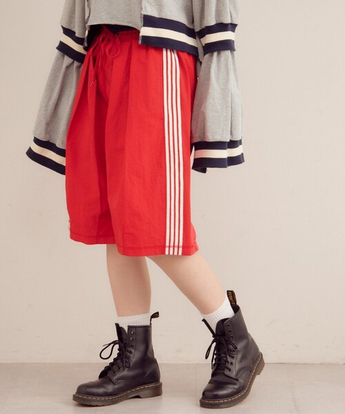 etsinta（エシンタ）の「【etsinta／エシンタ】リメイクジャージーハーフパンツ（その他パンツ・レディース・レッド/ブラウン/ブラック・ONE SIZE）」の19枚目の写真