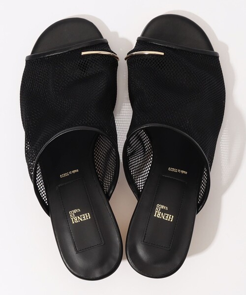 HENRI EN VARGO（ヘンリエンヴァーゴ）の「HENRI EN VARGO SONIA ミュールサンダル（サンダル・レディース・ブラック・35.5/36.5/37.5）」の3枚目の写真