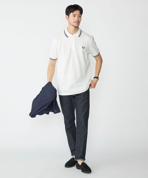 FRED PERRY(フレッドペリー)の「FRED PERRY: M3600 TWIN TIPPED FRED PERRY ポロシャツ(ポロシャツ・メンズ・ホワイト系その他・MEDIUM/LARGE/X-LARGE)」の2枚目の写真