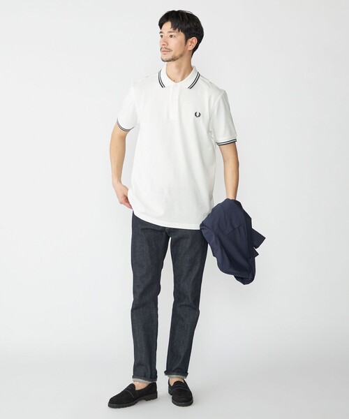 FRED PERRY(フレッドペリー)の「FRED PERRY: M3600 TWIN TIPPED FRED PERRY ポロシャツ(ポロシャツ・メンズ・ホワイト系その他・MEDIUM/LARGE/X-LARGE)」の3枚目の写真