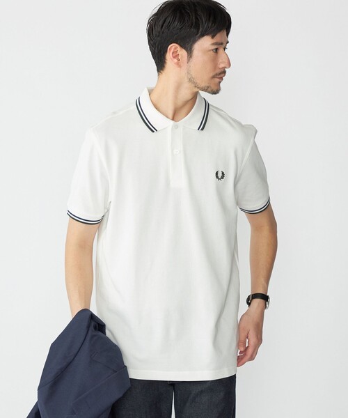 FRED PERRY(フレッドペリー)の「FRED PERRY: M3600 TWIN TIPPED FRED PERRY ポロシャツ(ポロシャツ・メンズ・ホワイト系その他・MEDIUM/LARGE/X-LARGE)」の8枚目の写真