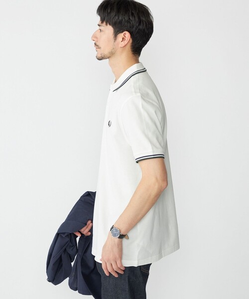 FRED PERRY(フレッドペリー)の「FRED PERRY: M3600 TWIN TIPPED FRED PERRY ポロシャツ(ポロシャツ・メンズ・ホワイト系その他・MEDIUM/LARGE/X-LARGE)」の9枚目の写真