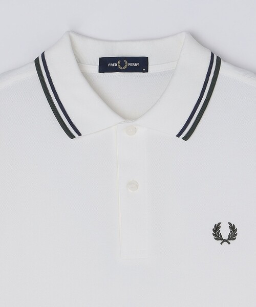 FRED PERRY(フレッドペリー)の「FRED PERRY: M3600 TWIN TIPPED FRED PERRY ポロシャツ(ポロシャツ・メンズ・ホワイト系その他・MEDIUM/LARGE/X-LARGE)」の13枚目の写真