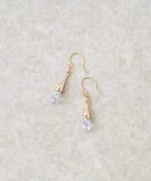 BEARDSLEY | カットドロップピアス（ゴールド）(ピアス（両耳用）)