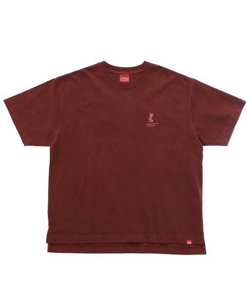 Manhattan Portage(マンハッタンポーテージ)の「S/S Print T-Shirt(Tシャツ/カットソー・メンズ・チャコール/ブラウン/アイボリー・X-LARGE/SMALL/MEDIUM/LARGE)」の3枚目の写真