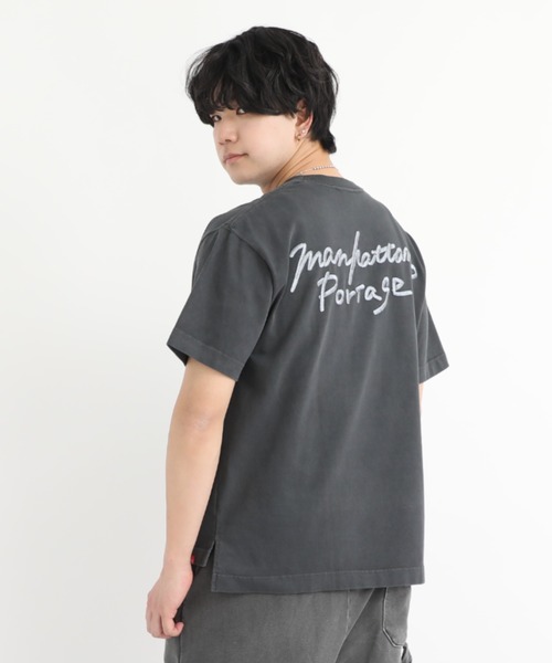 Manhattan Portage(マンハッタンポーテージ)の「S/S Print T-Shirt(Tシャツ/カットソー・メンズ・チャコール/ブラウン/アイボリー・X-LARGE/SMALL/MEDIUM/LARGE)」の8枚目の写真