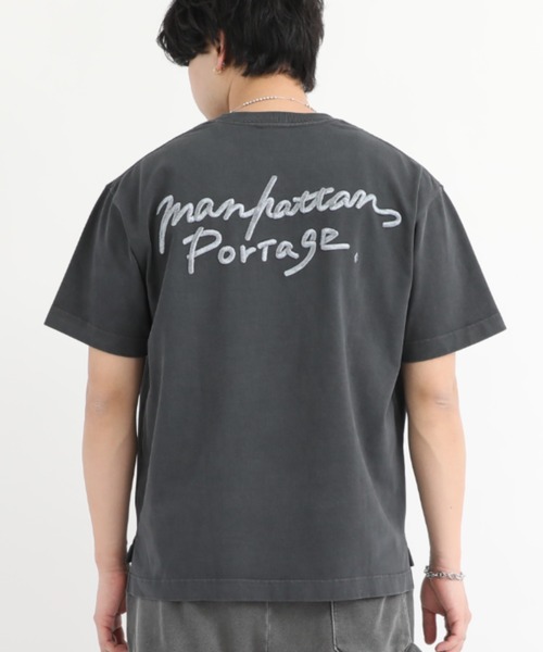 Manhattan Portage(マンハッタンポーテージ)の「S/S Print T-Shirt(Tシャツ/カットソー・メンズ・チャコール/ブラウン/アイボリー・X-LARGE/SMALL/MEDIUM/LARGE)」の9枚目の写真