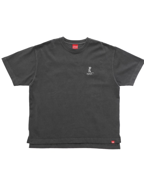 Manhattan Portage(マンハッタンポーテージ)の「S/S Print T-Shirt(Tシャツ/カットソー・メンズ・チャコール/ブラウン/アイボリー・X-LARGE/SMALL/MEDIUM/LARGE)」の12枚目の写真
