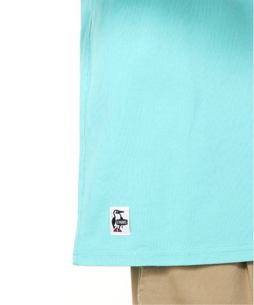 CHUMS（チャムス）の「CHUMS/チャムス 半袖Tシャツ フロントプリント CH01-2516（Tシャツ/カットソー・メンズ・ホワイト/ブラック/ライトベージュ/ミント・M/L/XL）」の16枚目の写真