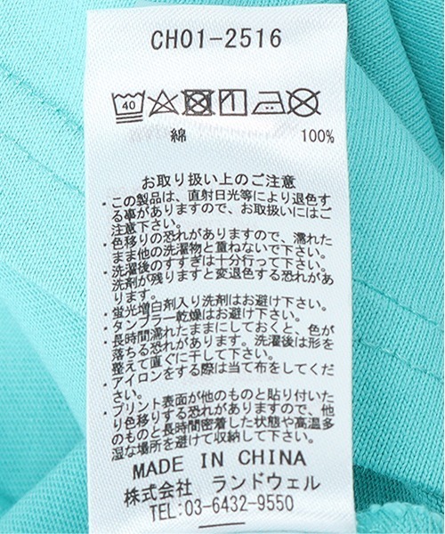 CHUMS（チャムス）の「CHUMS/チャムス 半袖Tシャツ フロントプリント CH01-2516（Tシャツ/カットソー・メンズ・ホワイト/ブラック/ライトベージュ/ミント・M/L/XL）」の14枚目の写真