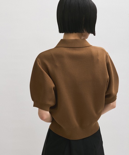 セール】リボンポロニット（ポロシャツ）｜ADAM ET ROPE