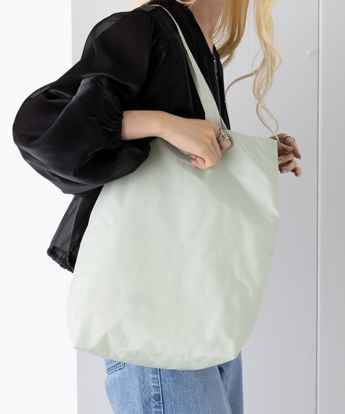 SETUP7（セットアップセブン）の「【SETUP7】ファインライトポリバッグ（M） TR-1348 TRW（エコバッグ/サブバッグ・レディース・ブラック/オリーブ/ナチュラル/グレー/ネイビー・FREE）」の17枚目の写真