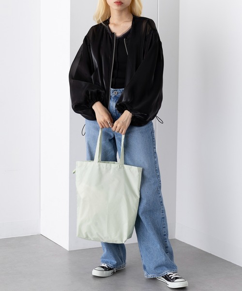 SETUP7（セットアップセブン）の「【SETUP7】ファインライトポリバッグ（M） TR-1348 TRW（エコバッグ/サブバッグ・レディース・ブラック/オリーブ/ナチュラル/グレー/ネイビー・FREE）」の22枚目の写真