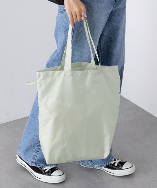 SETUP7（セットアップセブン）の「【SETUP7】ファインライトポリバッグ（M） TR-1348 TRW（エコバッグ/サブバッグ・レディース・ブラック/オリーブ/ナチュラル/グレー/ネイビー・FREE）」の19枚目の写真