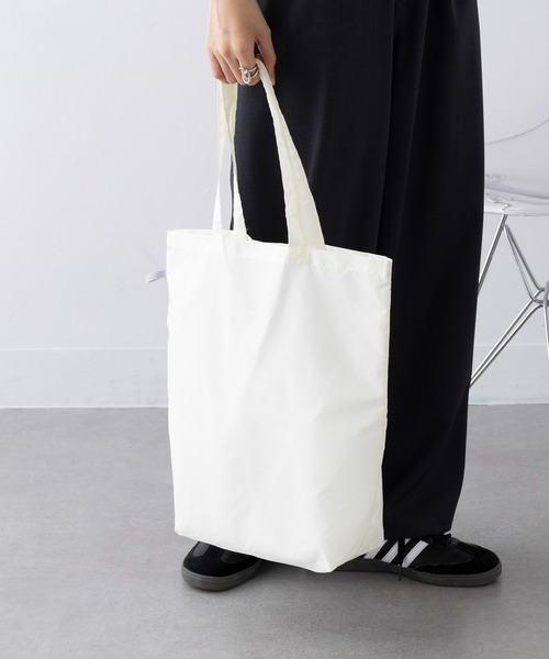 SETUP7（セットアップセブン）の「【SETUP7】ファインライトポリバッグ（M） TR-1348 TRW（エコバッグ/サブバッグ・レディース・ブラック/オリーブ/ナチュラル/グレー/ネイビー・FREE）」の13枚目の写真