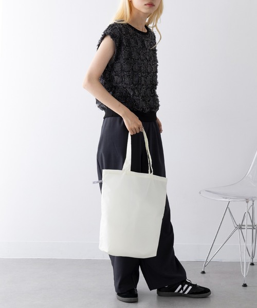 SETUP7（セットアップセブン）の「【SETUP7】ファインライトポリバッグ（M） TR-1348 TRW（エコバッグ/サブバッグ・レディース・ブラック/オリーブ/ナチュラル/グレー/ネイビー・FREE）」の16枚目の写真