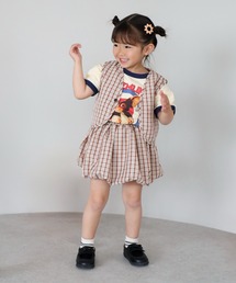 BONJOUR SAGAN enfant（ボンジュールサガンアンファン）の「【3-10才対応】【Better Together】チェック柄バルーンスカート（スカート）」