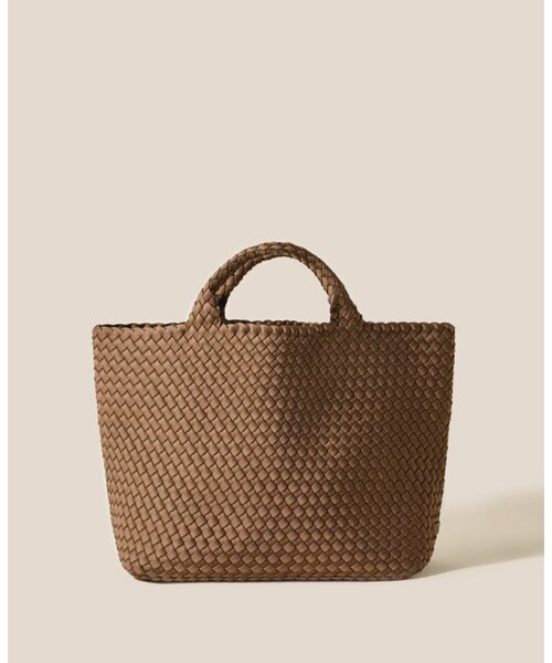NAGHEDI(ナゲディ)の「【人気追加】【NAGHEDI/ナゲティ】ミディアムトートバッグ St Barths Medium Tote(トートバッグ・レディース・ブラウン/グレイッシュベージュ・フリー)」の7枚目の写真
