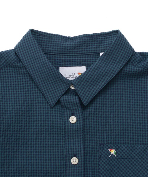 Arnold Palmer(アーノルドパーマー)の「ギンガムチェック コンパクトシャツ(シャツ/ブラウス・レディース・グリーン/ブラック/ネイビー・S/M/L)」の11枚目の写真