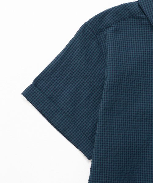 Arnold Palmer(アーノルドパーマー)の「ギンガムチェック コンパクトシャツ(シャツ/ブラウス・レディース・グリーン/ブラック/ネイビー・S/M/L)」の14枚目の写真