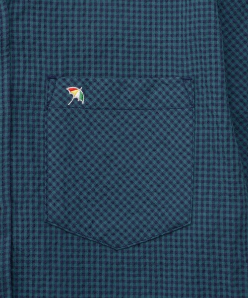 Arnold Palmer(アーノルドパーマー)の「ギンガムチェック コンパクトシャツ(シャツ/ブラウス・レディース・グリーン/ブラック/ネイビー・S/M/L)」の12枚目の写真